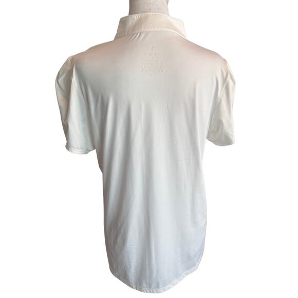 Dudley Stephens Parker Puff Sleeve White Short Sleeve Top Medium M EUC - Picture 7 of 10